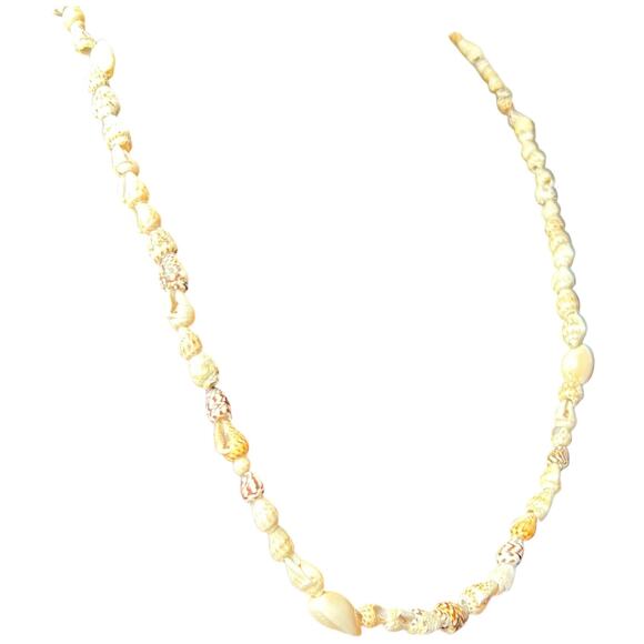 Vintage Natural Shell Necklace Delicate Beach Boho Coastal Chic Jewelry - Picture 5 of 13